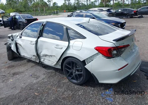 2022 Honda Civic Sport из США, поврежденный, VIN 2HGFE2F54NH574535